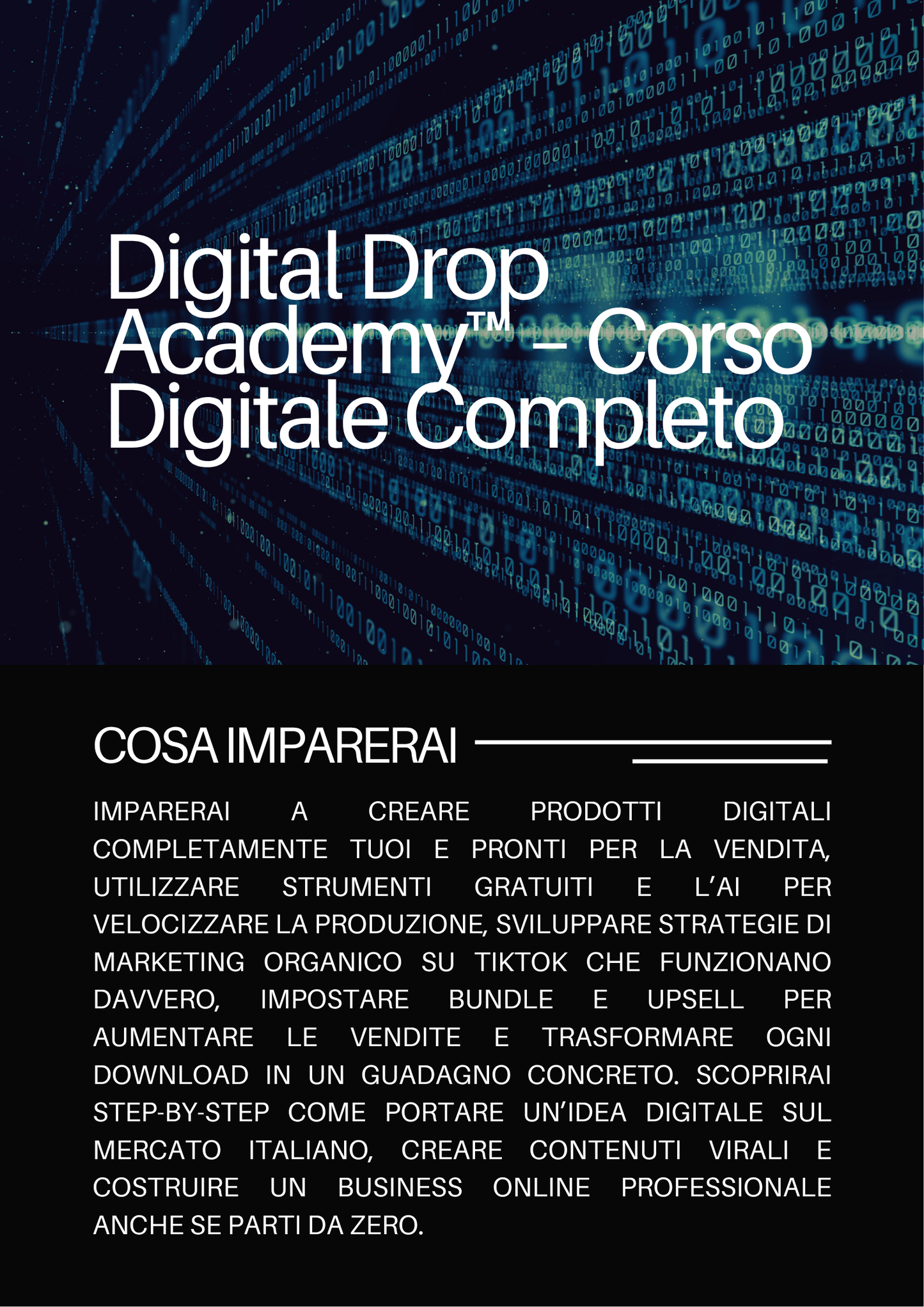 Digital Drop Academy™ – Corso Digitale Completo